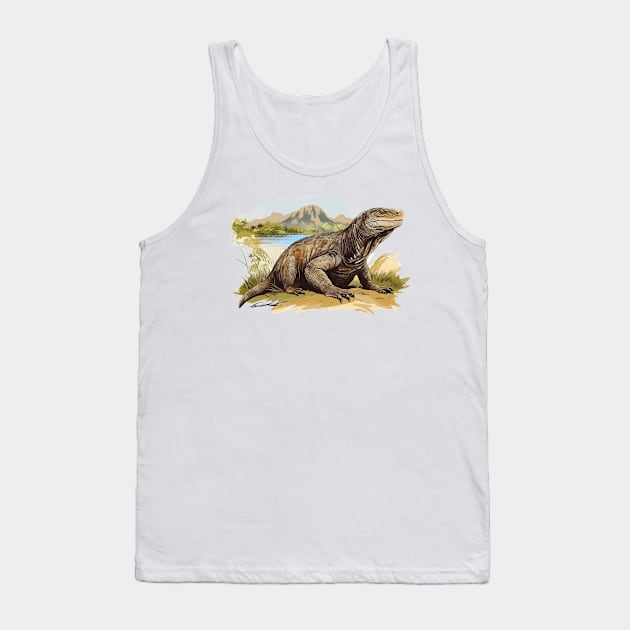 Komodo Dragon Tank Top by zooleisurelife